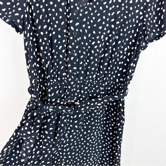 Rails One Piece Jumpsuit Dotted Jumper Black Medium - Picture 4 of 7